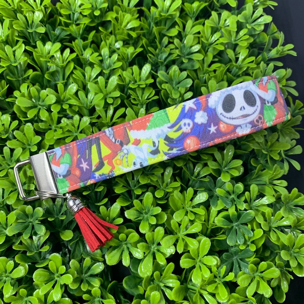 Jack Santa nightmare before Christmas wristlet